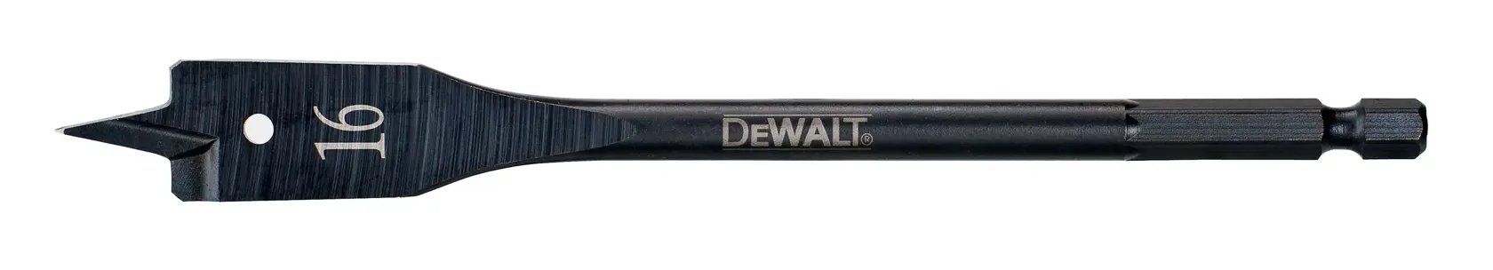 Logotipo de DEWALT centrado sobre un fondo blanco.